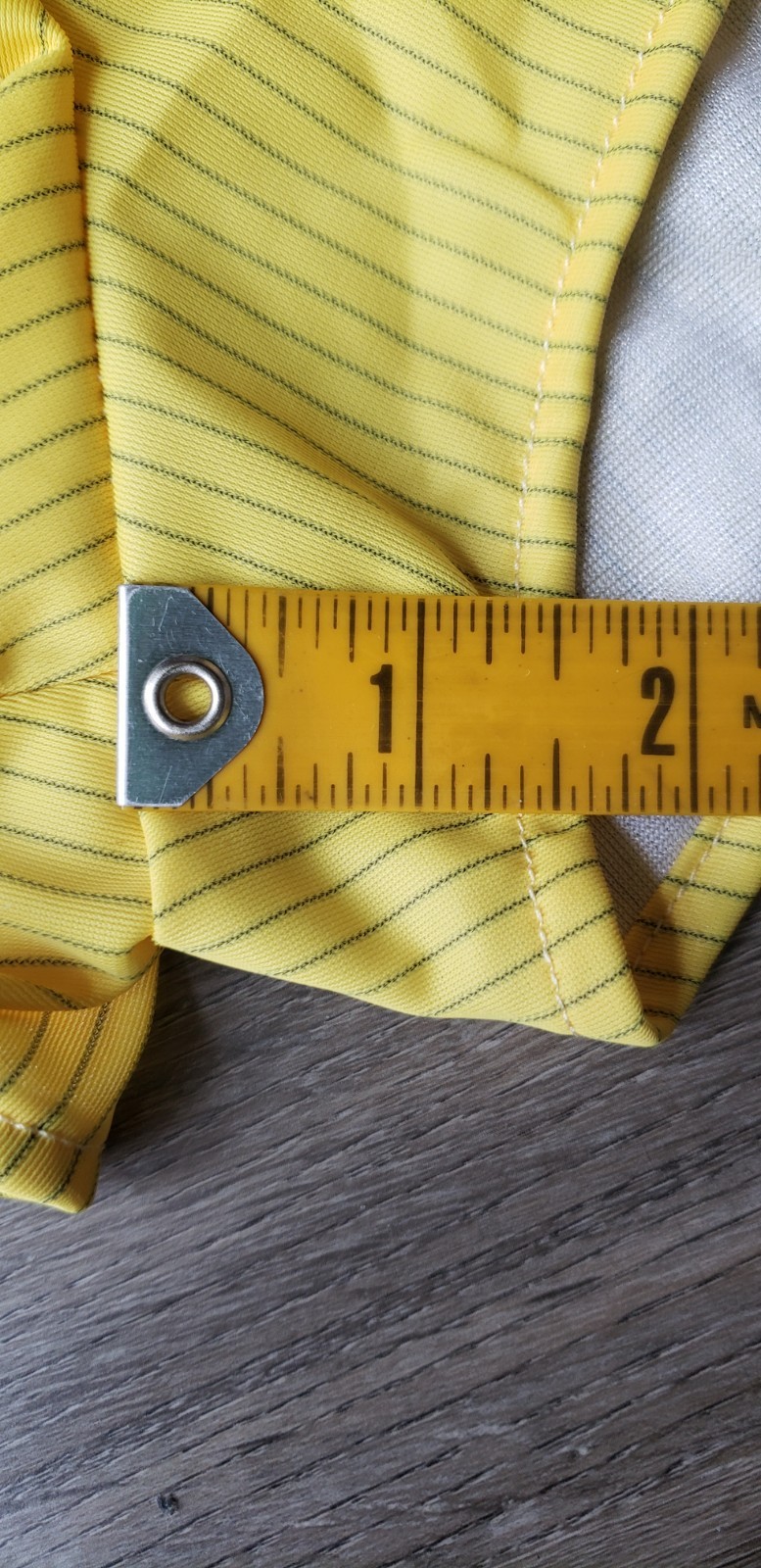 NEW VTG 80s Unbranded Yellow Stripe All Nylon Gym Shorts Sz M Roller Skate USA