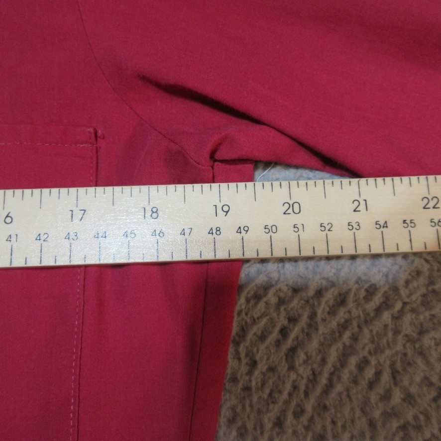 VTG Karman Shirt Large Womens Extra Long Tail Pearl Snap Made in USA