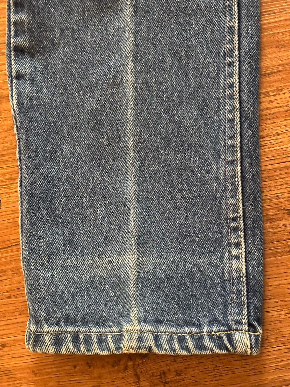 Vintage Union Made Women’s LEE High Waisted Med Wash Straight Sz Jr 5 1970s-80s