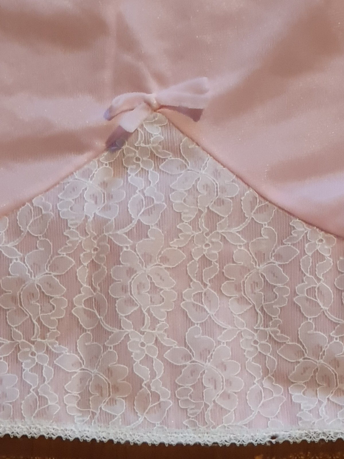 RARITÄT: Traumhaftes RÖSCH Unterkleid, Gr. 42, rosa, top Zustand * VINTAGE