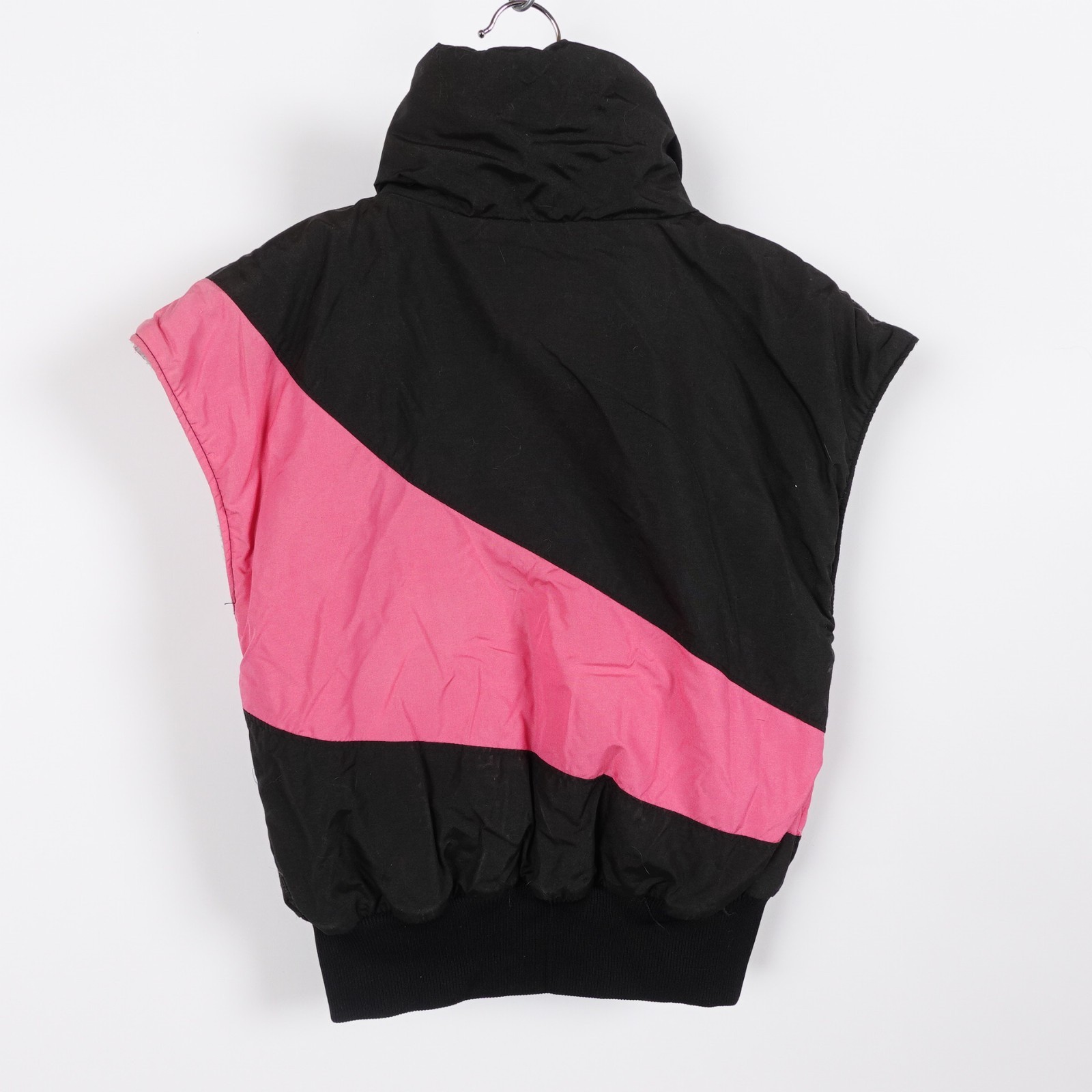 Vintage 80s Durango Womens Neon Pink Puff Vest Threadworks DTW Colorado Ski Smal