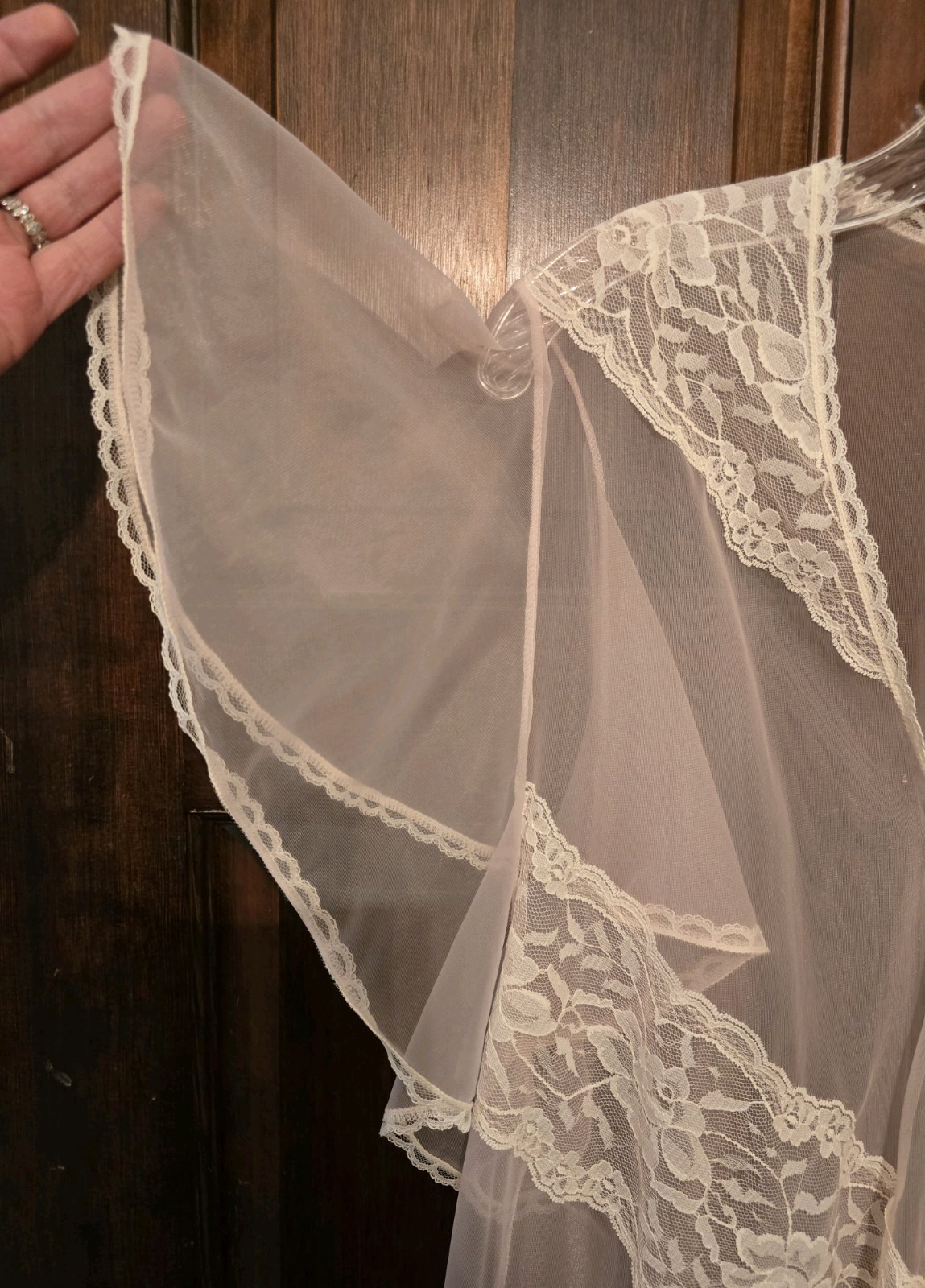 Vintage Soft Moments Negligee/Peignoir Nightgown