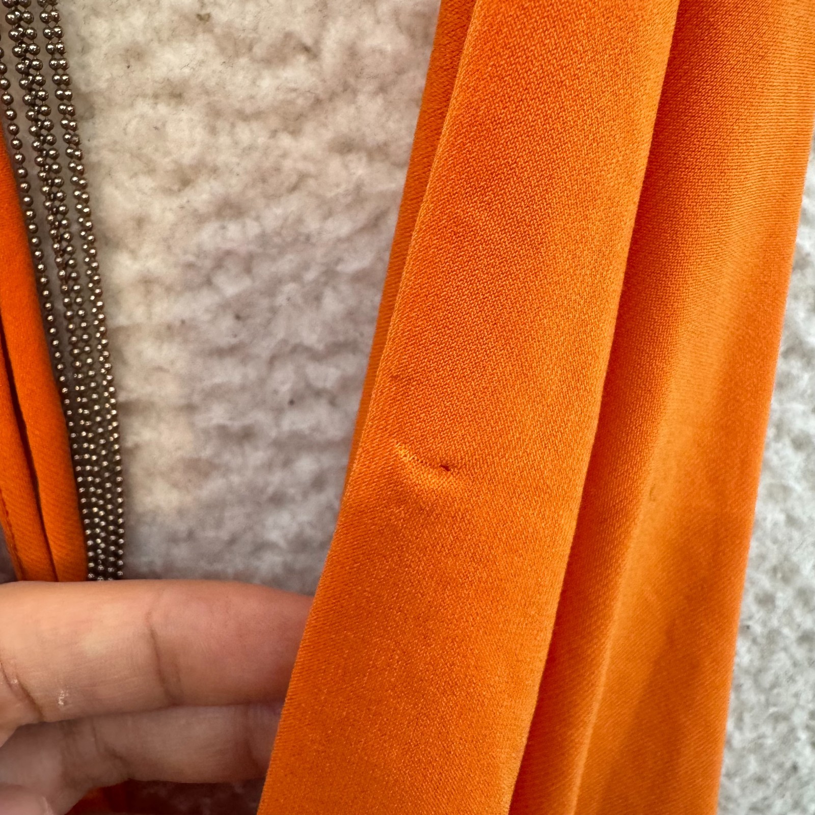90s Y2K Vintage Mini Dress XS Small Orange 2 Piece Plunge Bodycon Club Rave