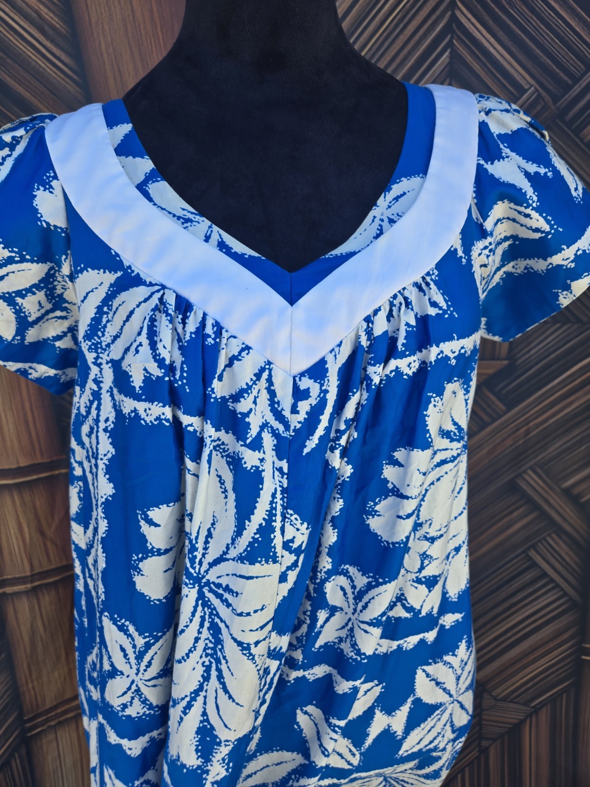 Vintage Waltah Clarke’s Hawaiian Muu Muu Aloha Dress w6031