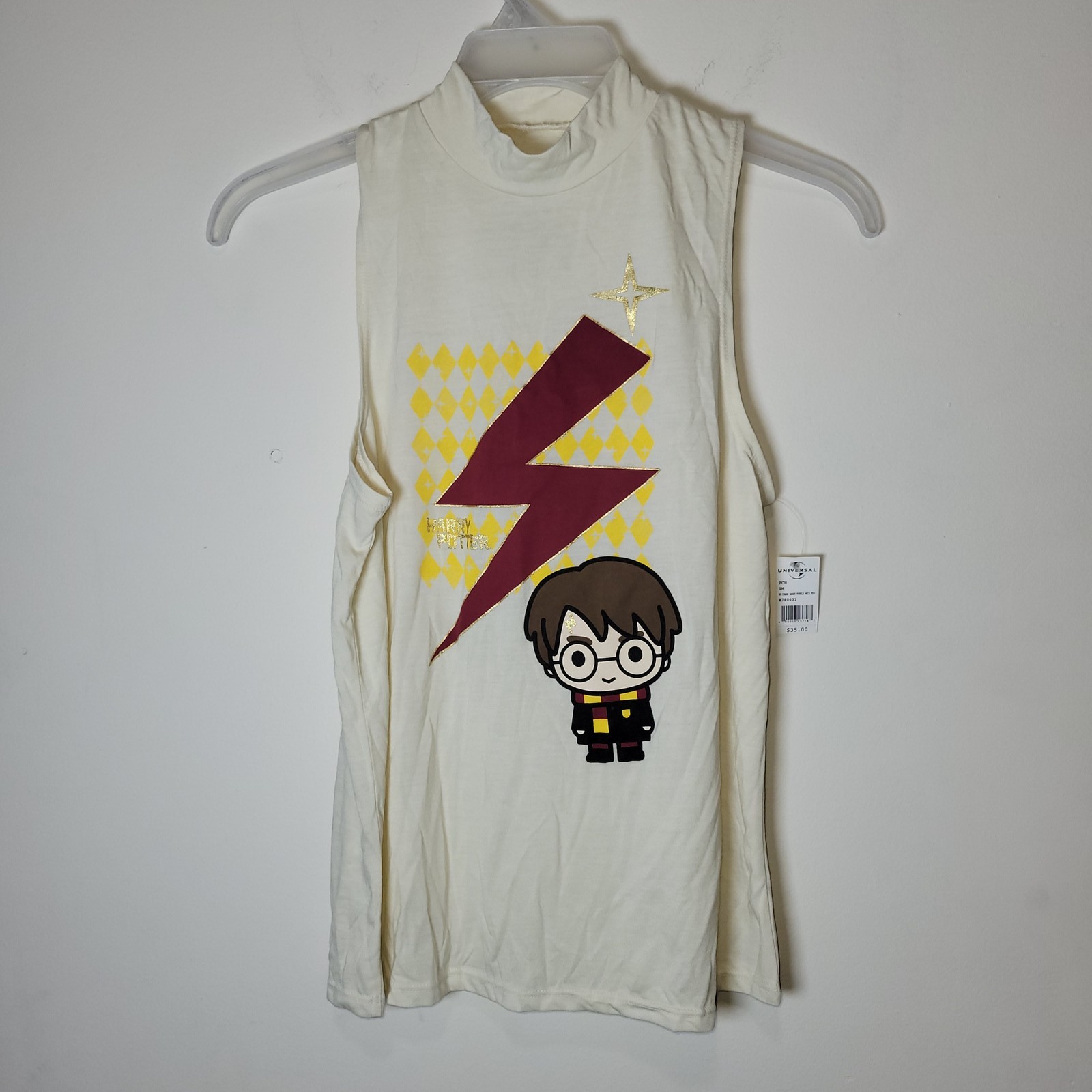 NWT Universal Studios Harry Potter Mock Neck Sleeveless Top Women’s Small