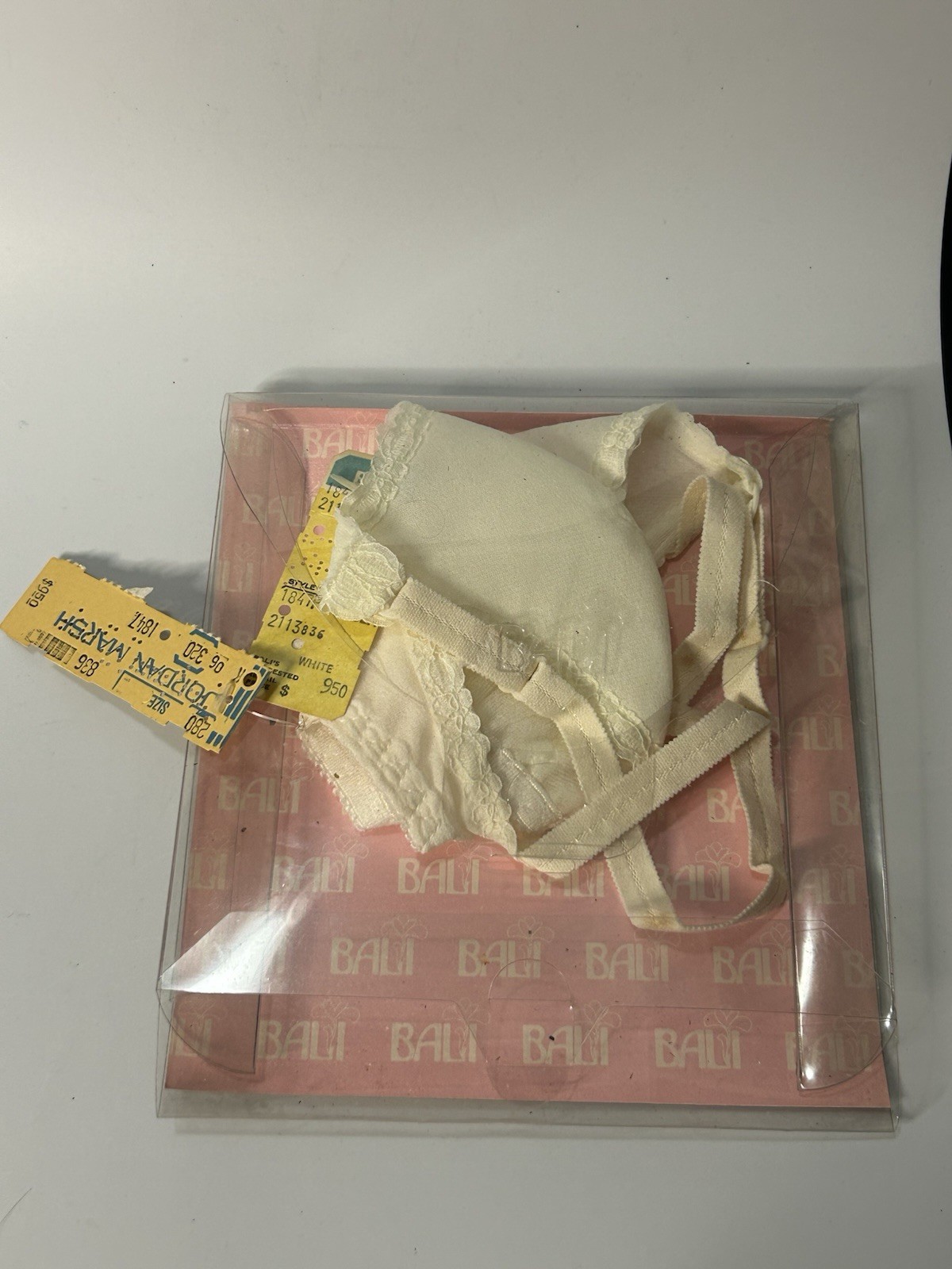 NEW Vtg 90s NOS Bali Sensual Bra #1847 White 32A Front Closure Padded Soft Cup