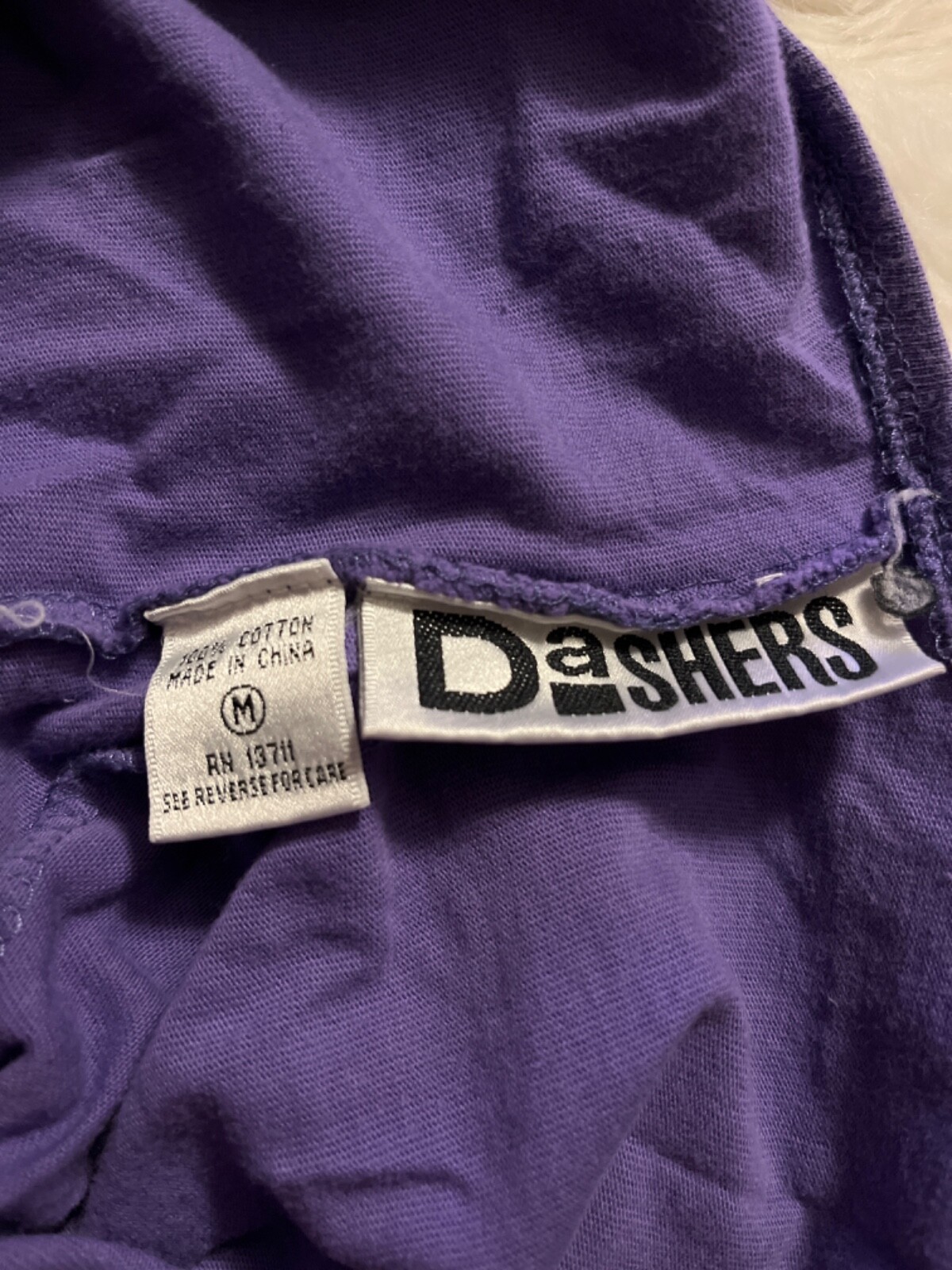 vintage dashers purple playsuit