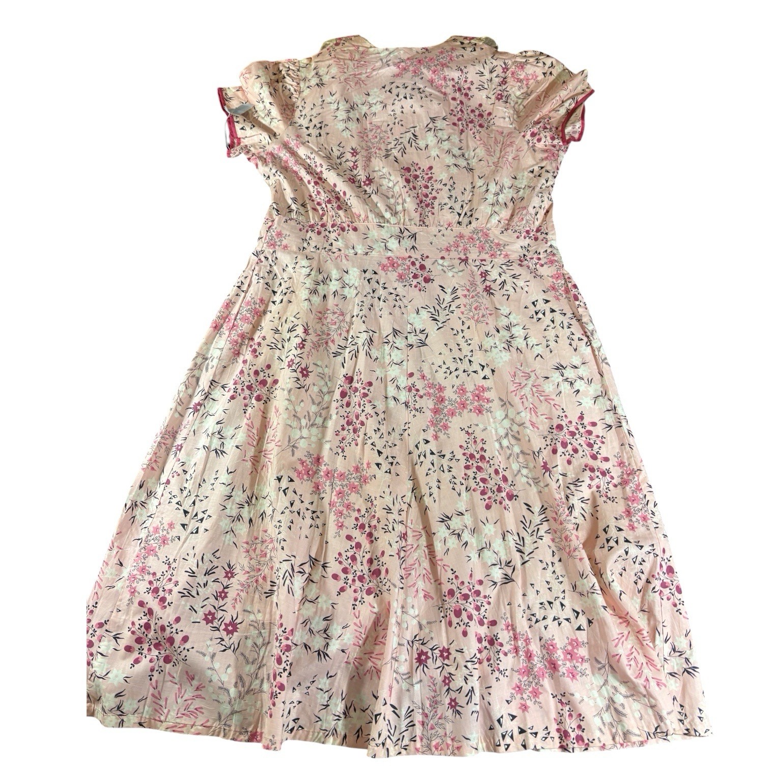 Vintage 1940s-50s NOS Cute Pink Cotton House Dress with apron – Luv Lee brand