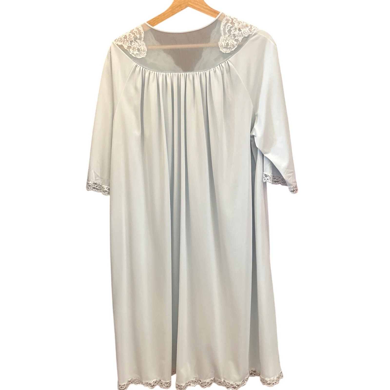 Vintage Shadowline Night Robe Grandmacore Coquette Regencycore Feminine Pastel