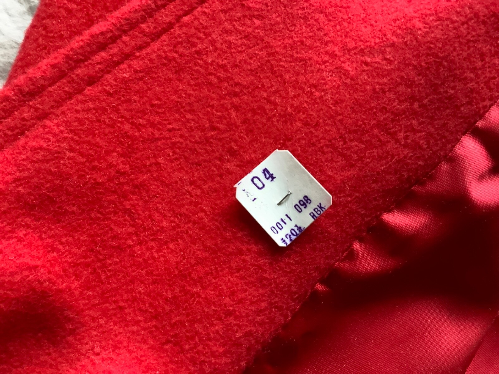VINTAGE Wellington Fashion Women’s Red Long Coat NOS FREE SHIPPING