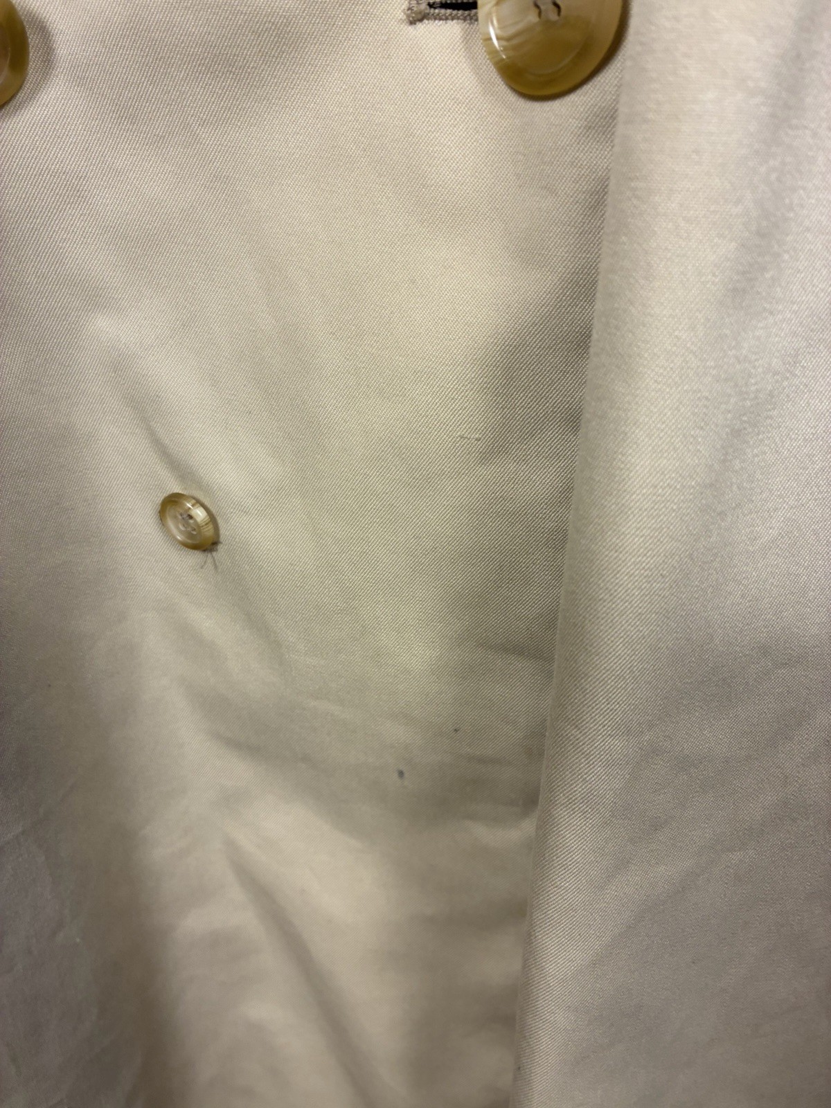 Burberry VTG Novacheck Long Trench Coat England Women Unisex M Double Breasted