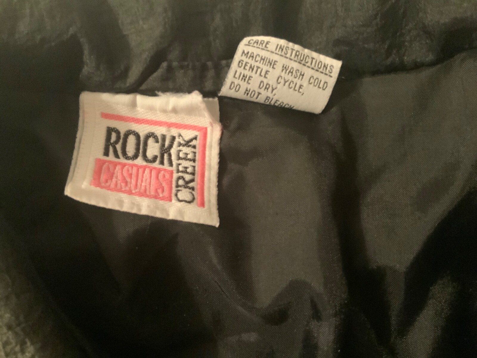 Rock Creek Hip Hop 80’s Retro Patchwork Windbreaker Jacket Multicolor Vintage S