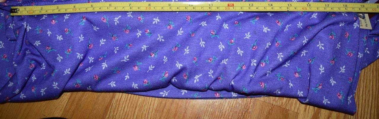 VTG NOS Womens Dress Purple Floral Union Label USA Sears See Measurements 14