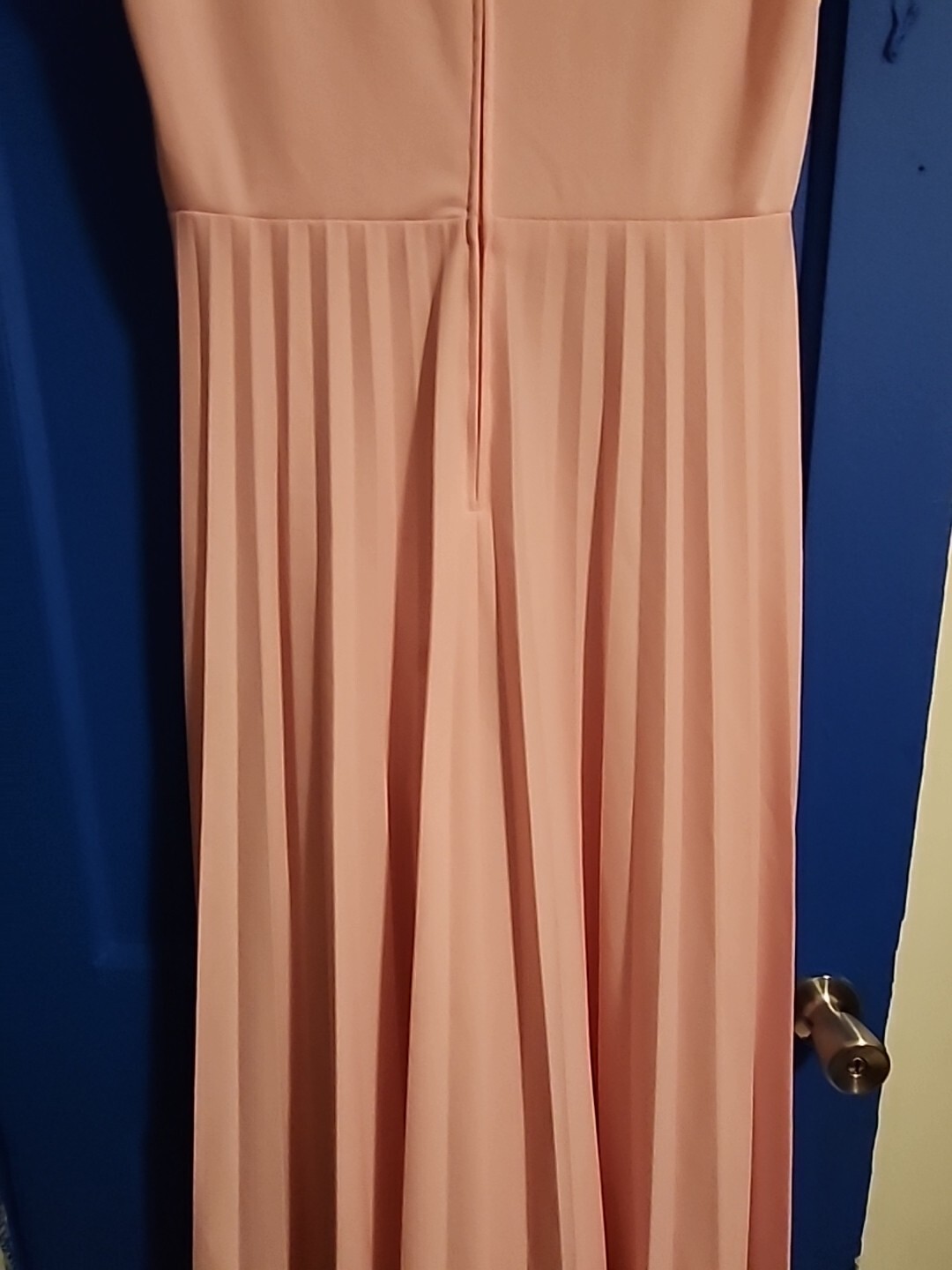 Vintage Miss Shaheen Pretty IN Pink Wide Leg Palazzo Pants Jumpsuit Sizr 16