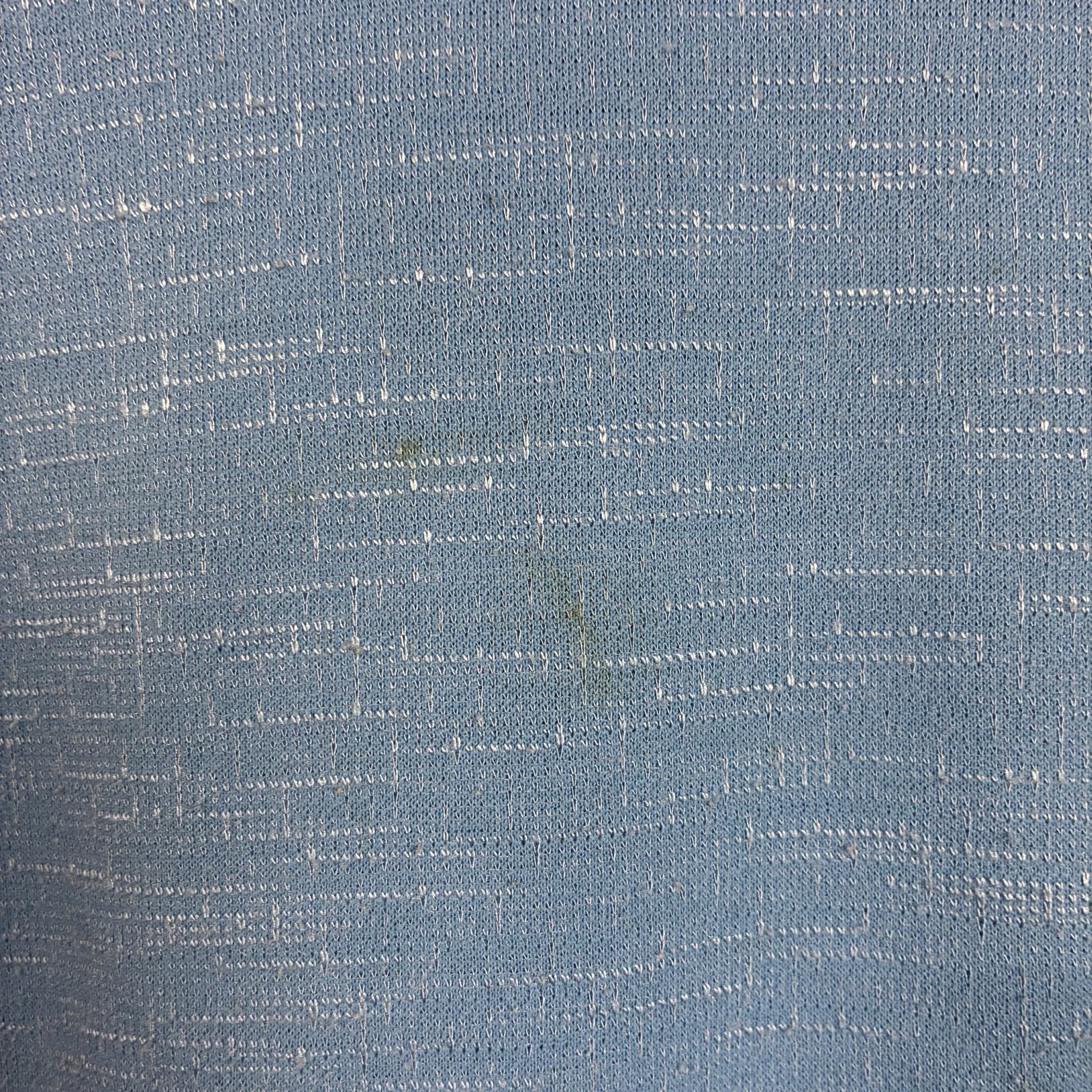 Vintage 60s Mynette Dress Womens Sz Large Blue Textured Mod Shift Stained