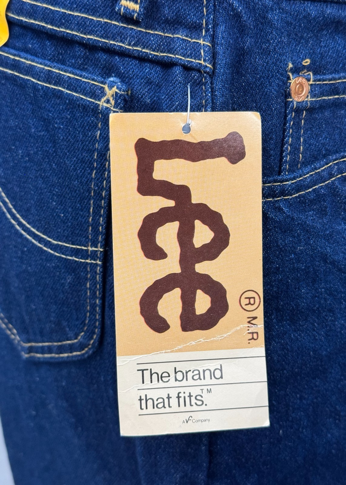 1980s Lee Riders Jeans 18P Deadstock NWT Made in USA ILGWU Union Vintage Blue