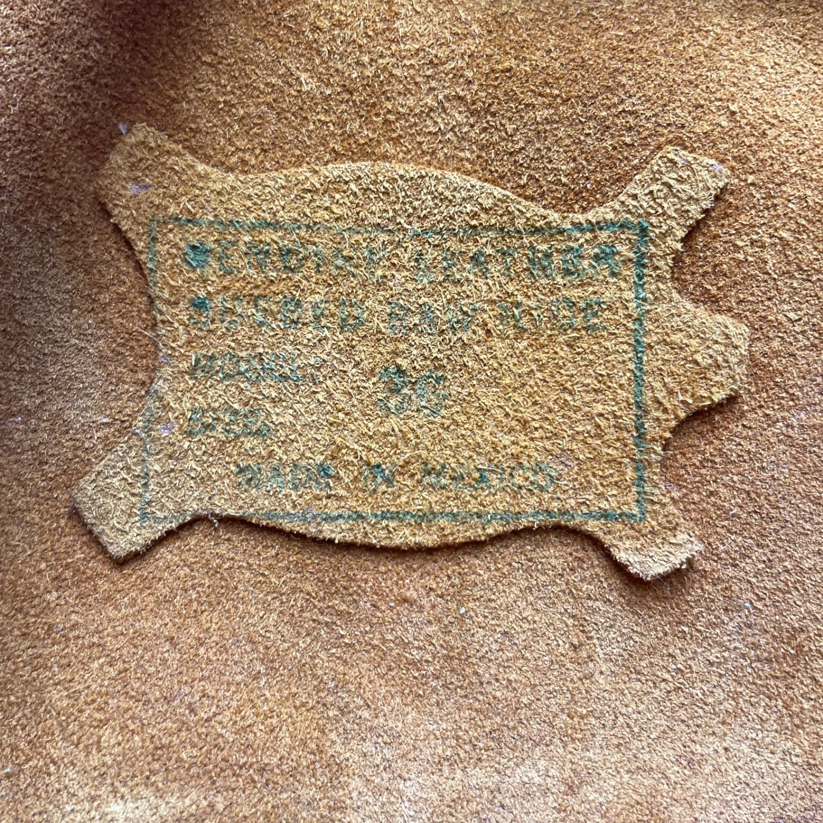 Authentic Vintage 1960s Charro Style Mexican Leather Fringe Jacket XS/Youth