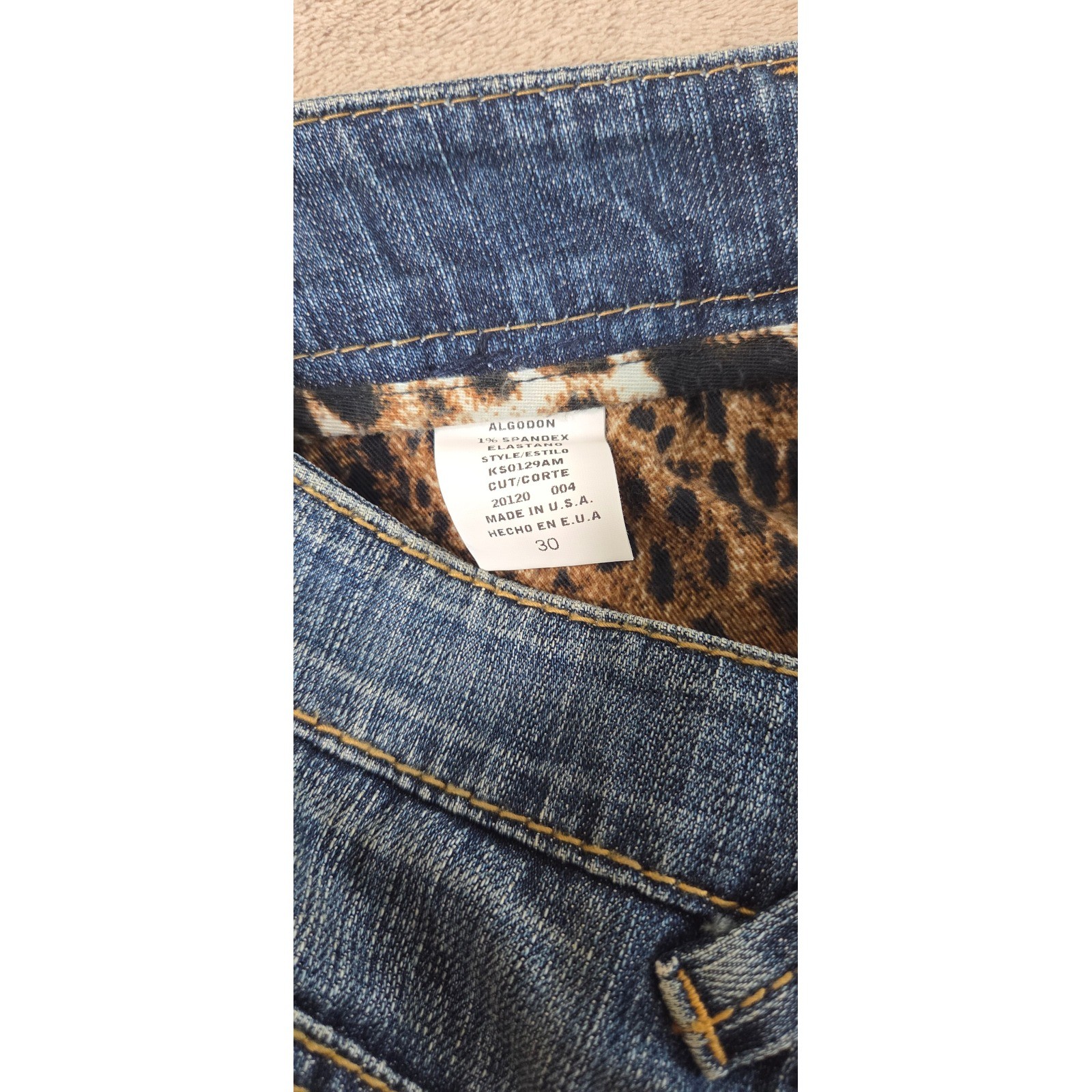 Vintage Y2K Baby Phat KLS Kimora Lee Simmons Denim Skirt 30(33) Blue New $150