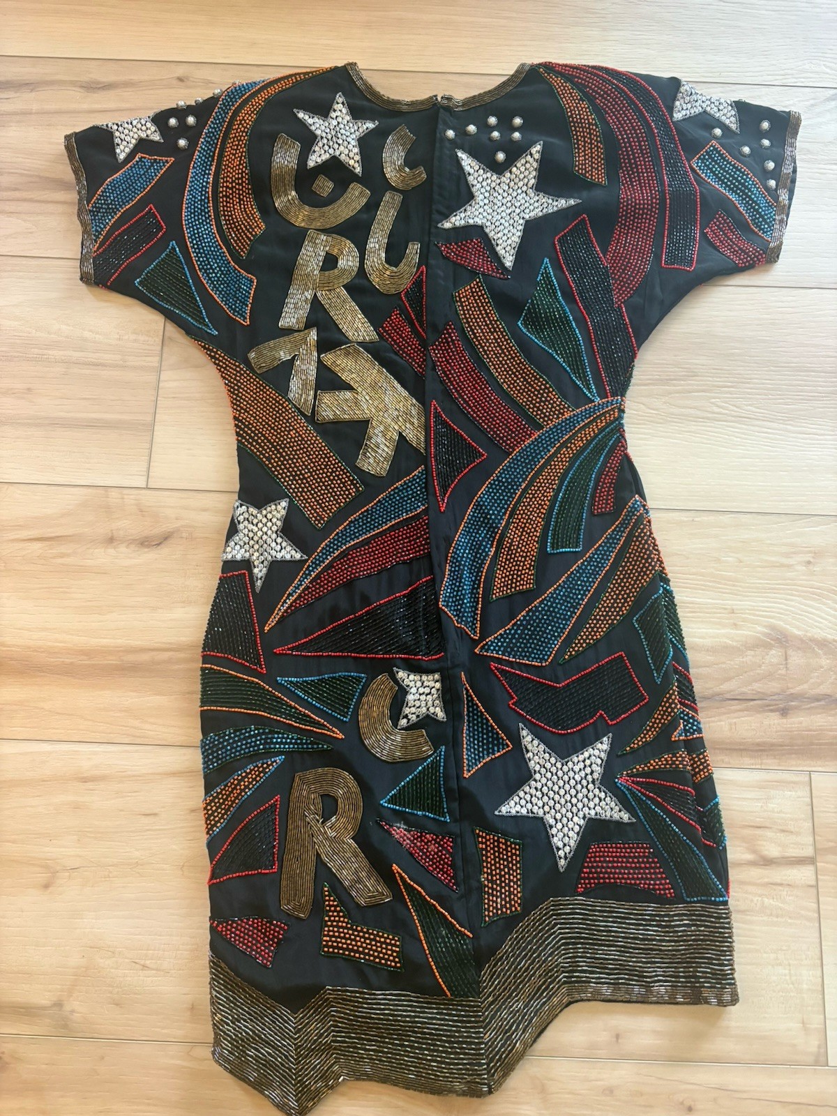 Vintage Exclusively Gantos Dress New Years Eve Rock And Roll Star Size S