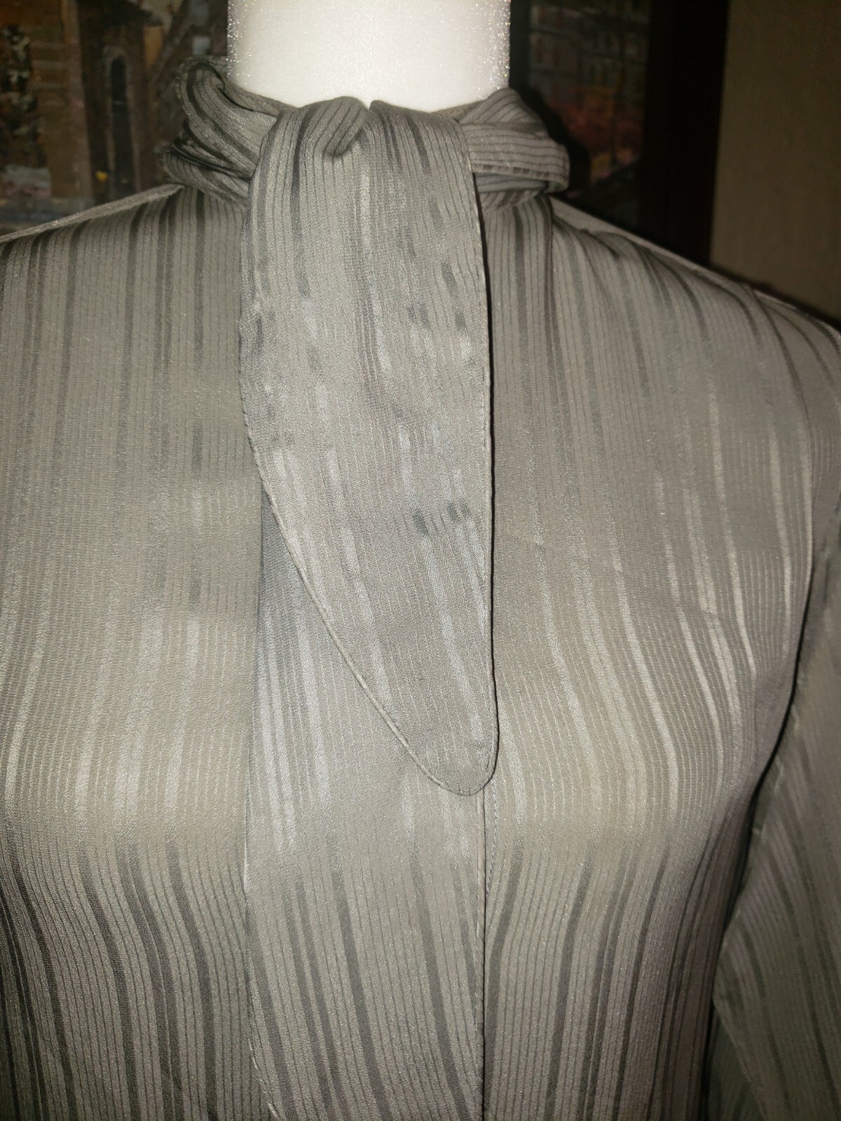 Vintage Silk Midi Dress 40’s/50’s Horchow