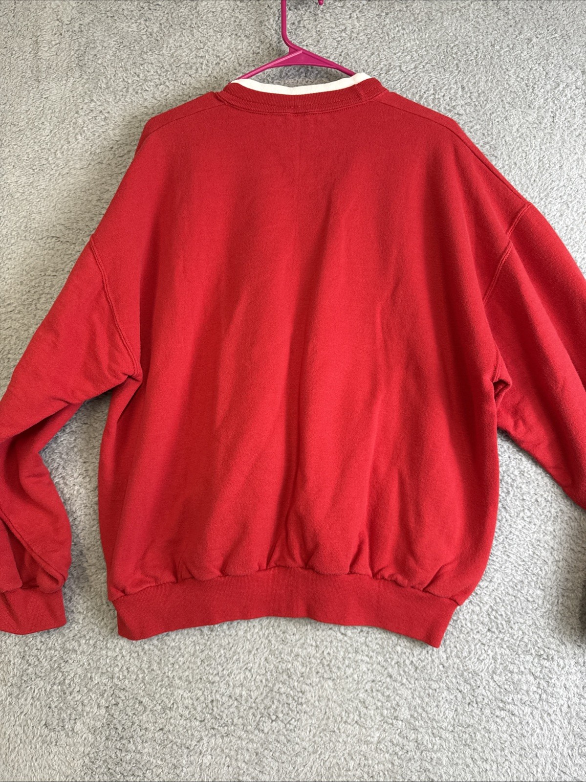 Morning Sun Vintage Crewneck Pullover Sweatshirt Large Snowman Birds Christmas