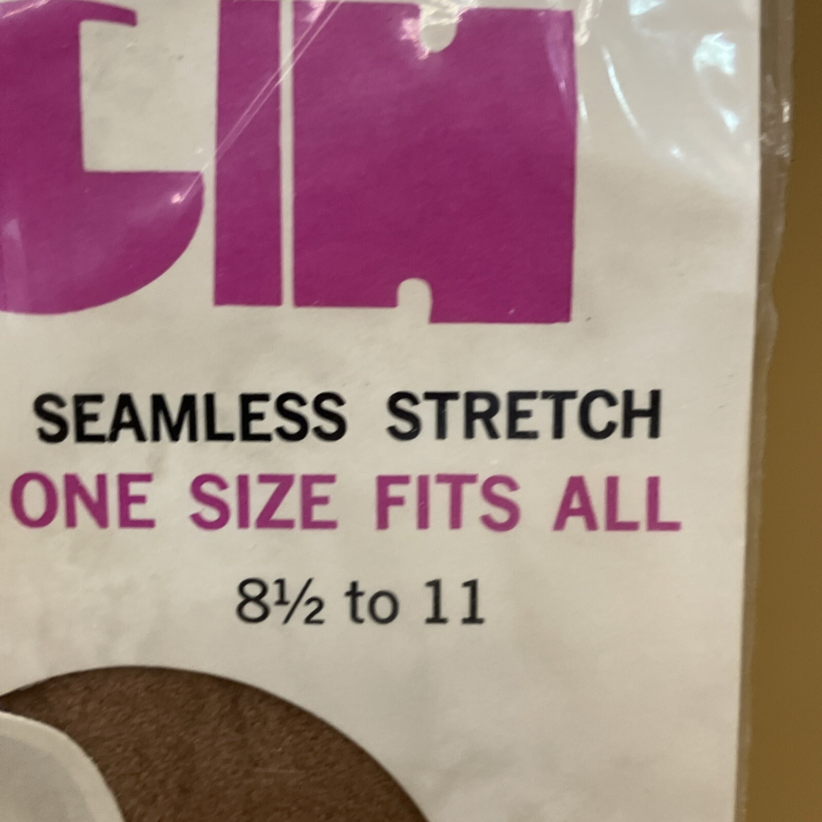 Vintage Knee High Beige Seamless Stretch Nylons 8 1/2 To 11 Brand New