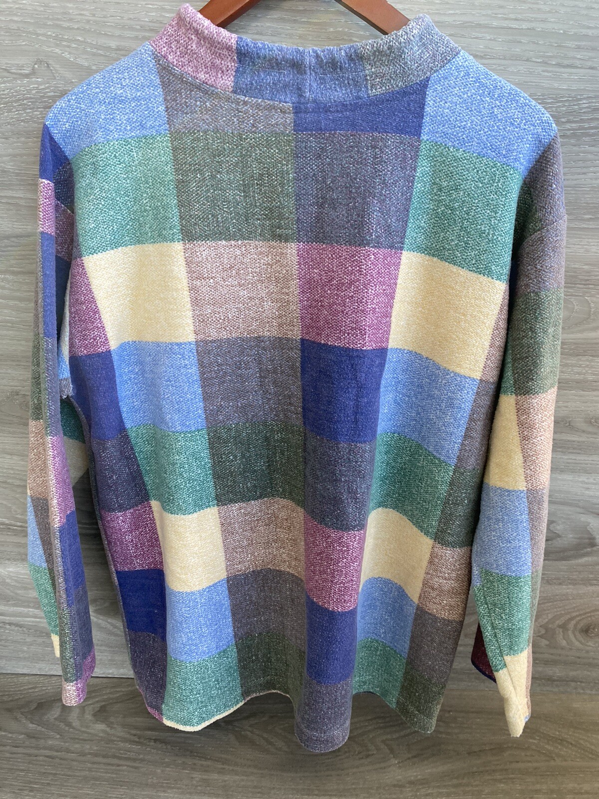 Vintage 80’s-90’s Color Block Sweater Size Medium By Pro Spirit