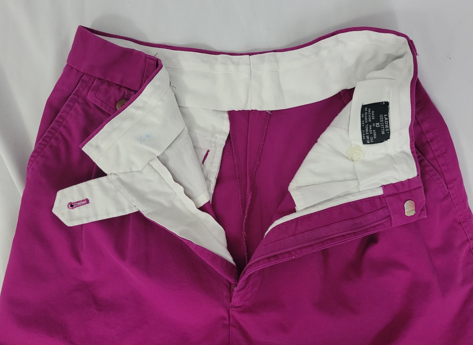 Vintage Stanley Blacker Magenta/Purple Walking Shorts Size 10
