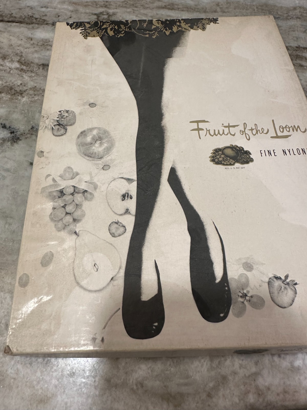 Vintage Fruit of The Loom Fine Nylons-Stockings Size 11 Color Blush