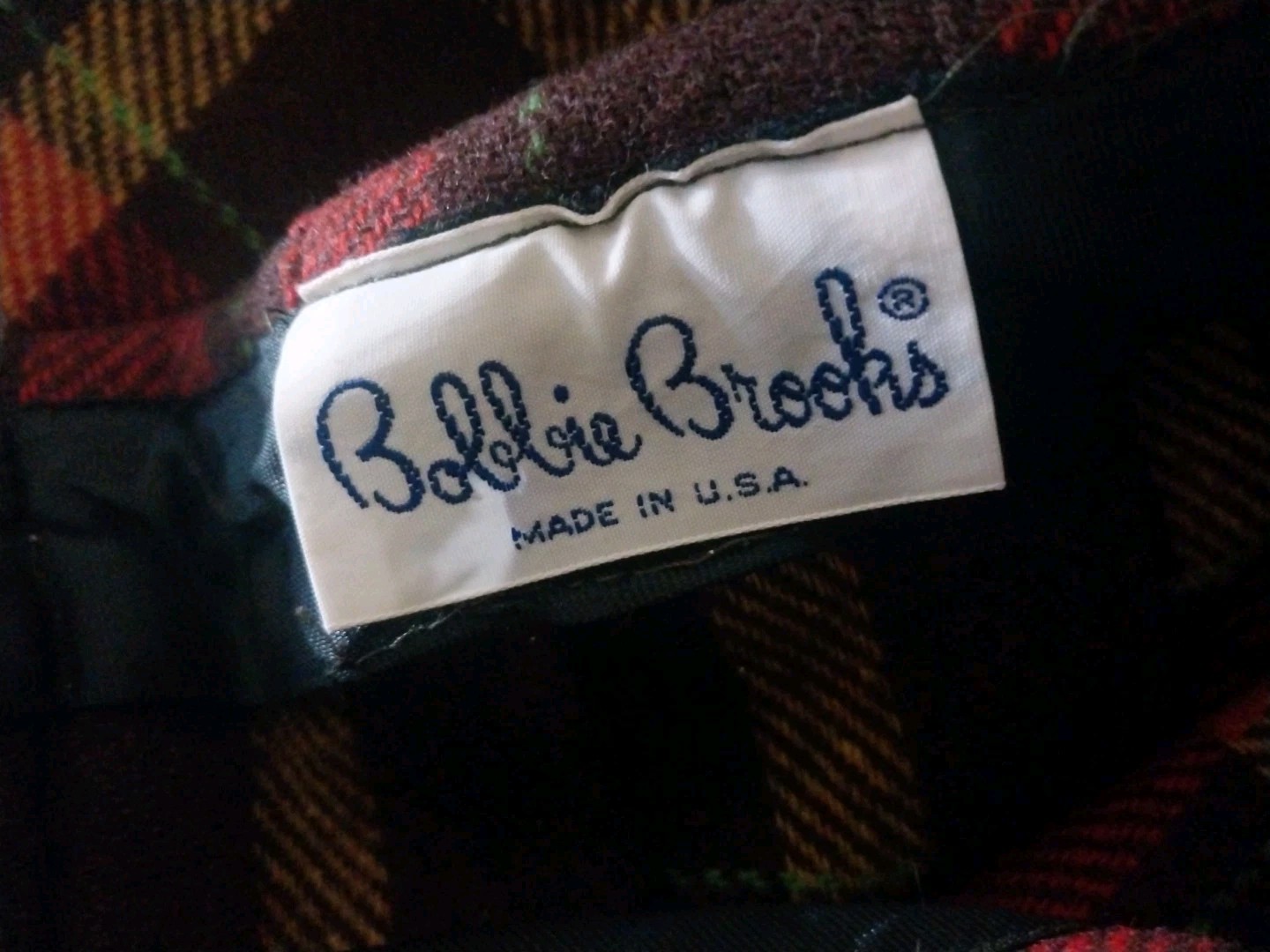VINTAGE BOBBIE BROOKS SKIRT BUCKLES PLEATED WOOL BLEND SIZE 0 (XS) 23-24″ Waist