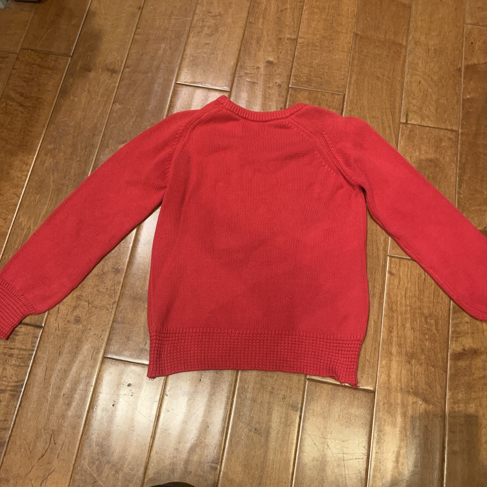 Vintage Lady Pickering Red Cotton Sweater JDM Country Club S