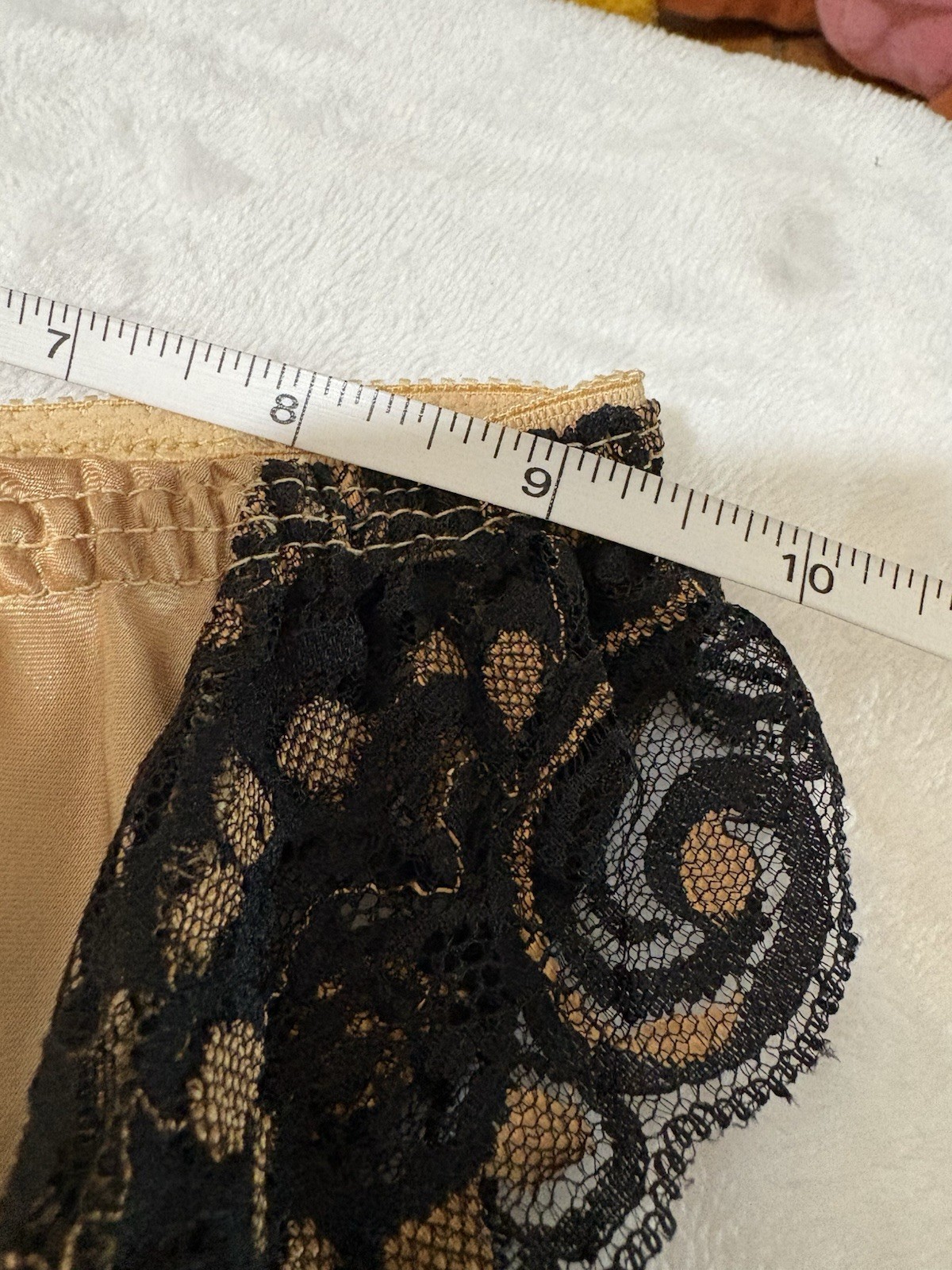 VTG Lucie Anne Panties & TANK 2XS French Cut Gold High Waisted USA B-32 W-28