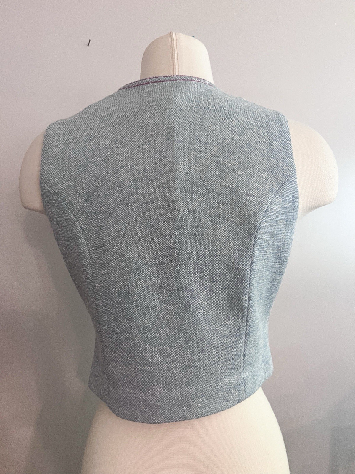 1970s Vintage Douglas Marc Two piece set button down matching vest