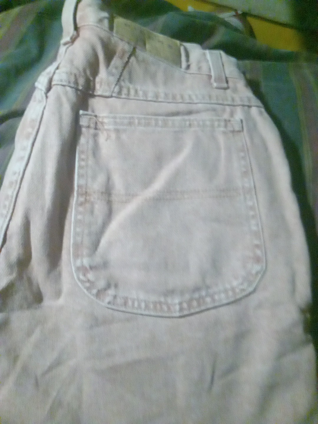 Med 14 Riders Denim Shorts Misses Original Lee Paprika Color (Pink) VTG Y2K New