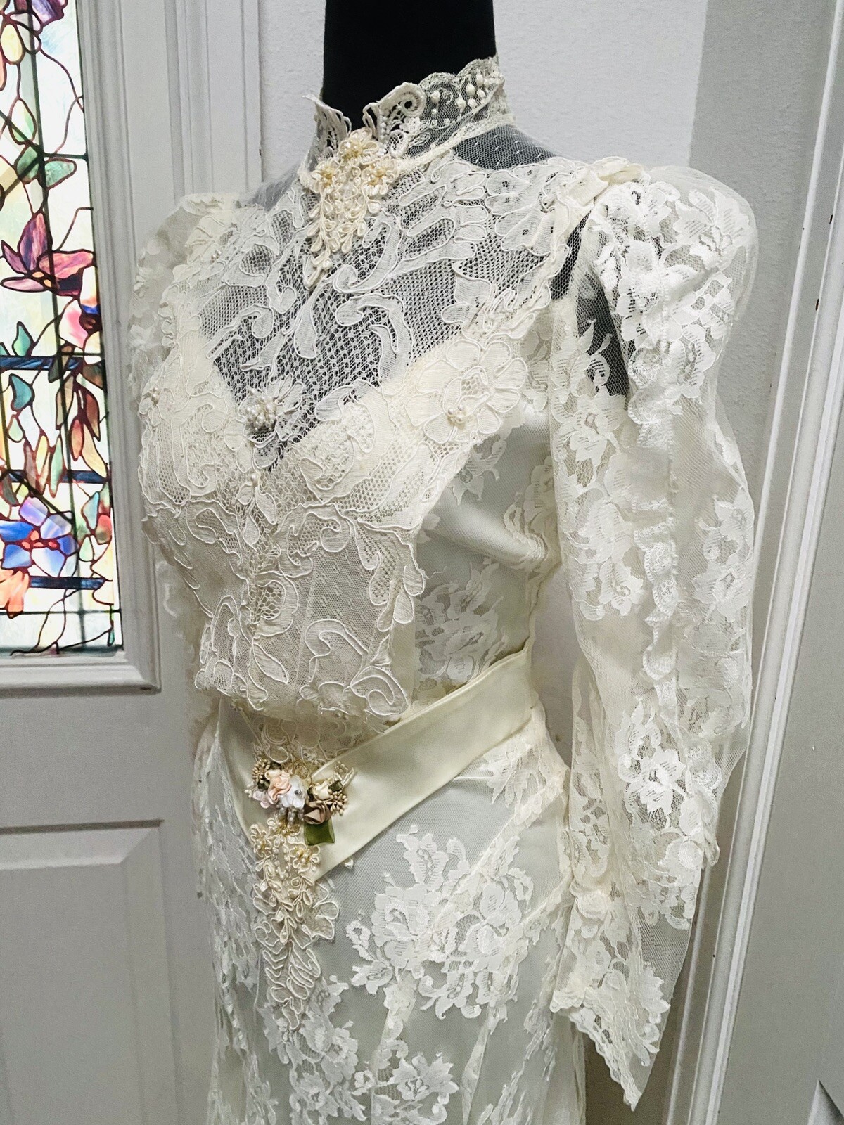 New WT 1970’s Susan Lane’s Country Elegance Victorian Wedding Dress 8