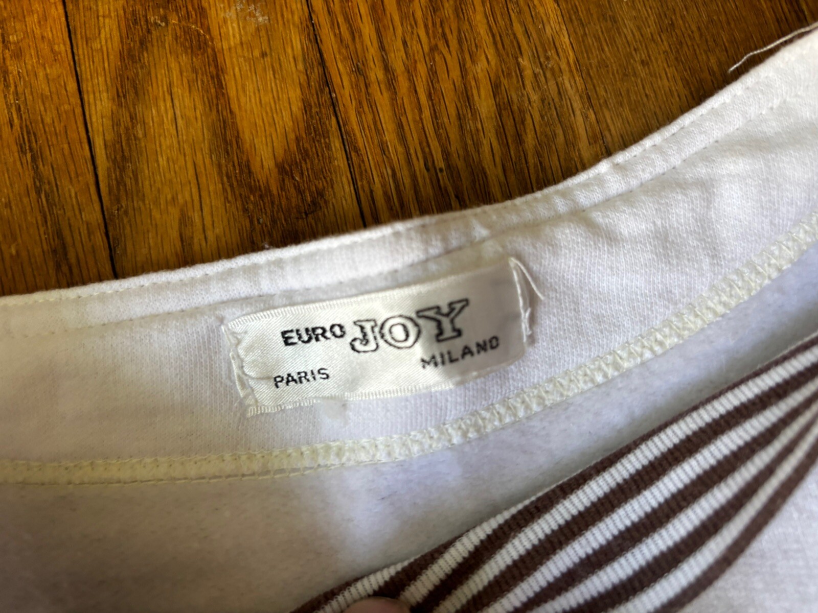 80s Euro Joy Yacht Club Style Sweatshirt.oversized Fit.boat Neck