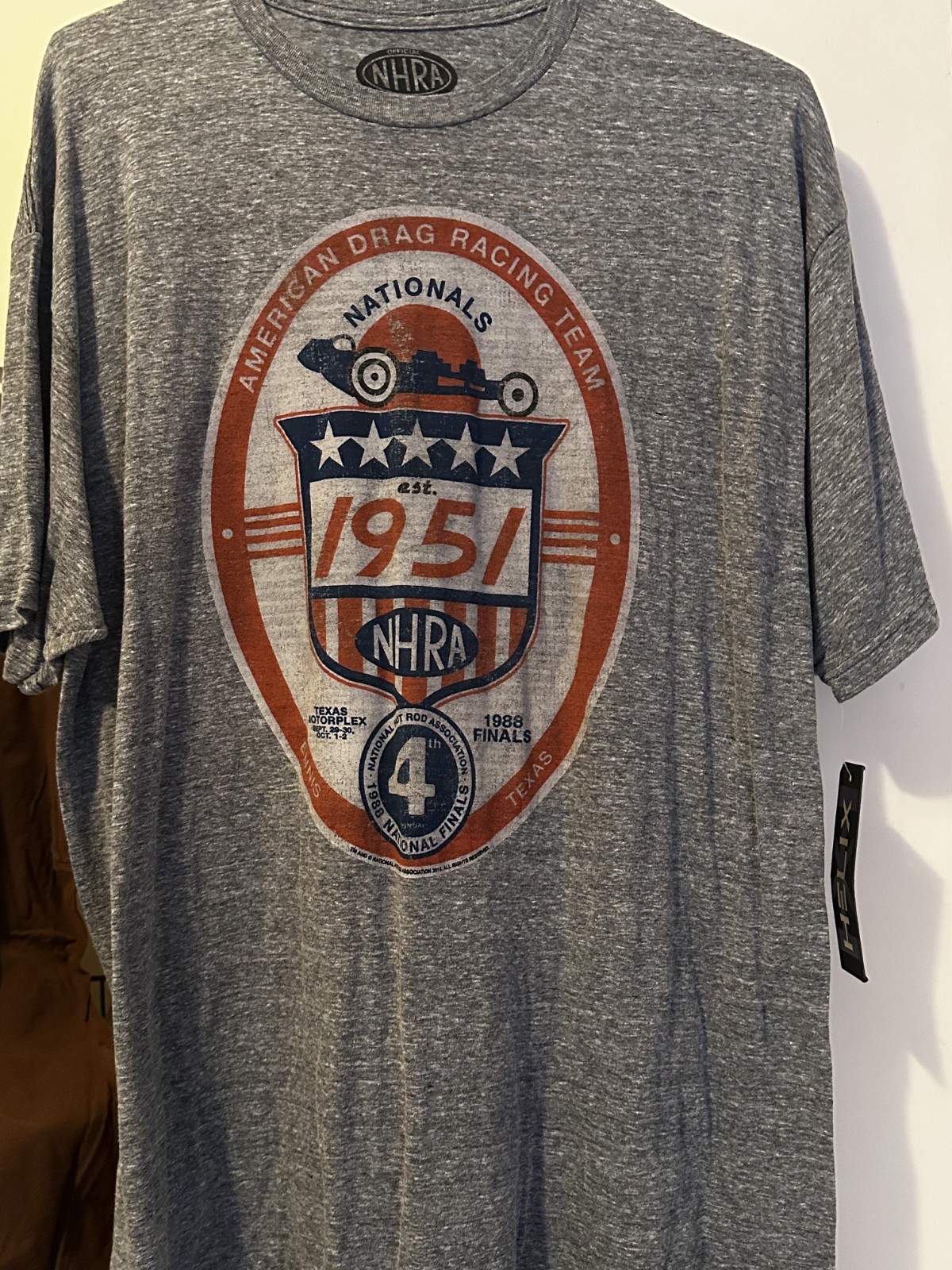 Original Vintage Style NHRA DRAG RACING T-Shirt MEDIUM 2000s DEADSTOCK