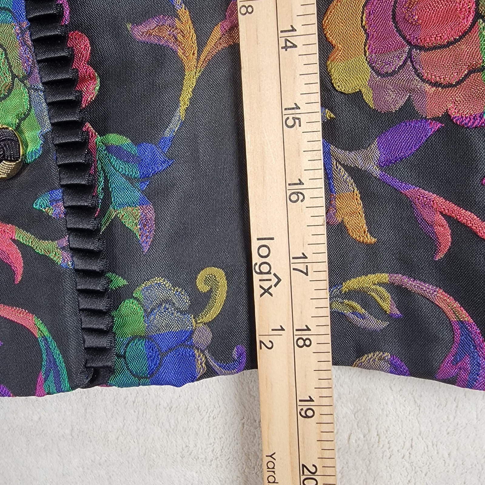 Vintage 80’s 90’s Don Caster Rainbow Floral – Waspy Preppy Blazer Women’s 6