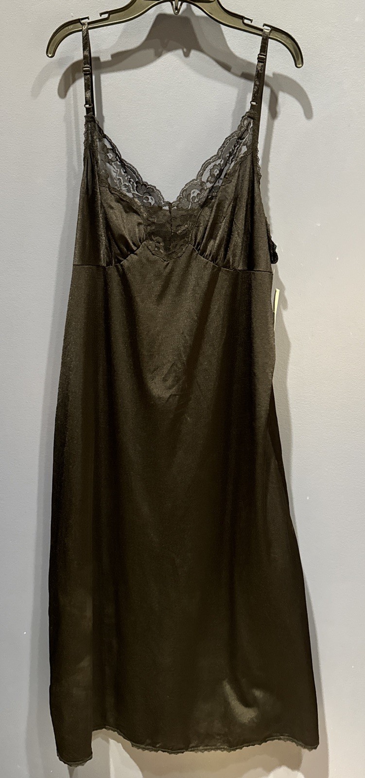 42” Waist Black Full Slip, Adjustable, Vintage Jaclyn Smith Kmart, NWT 42” Chest