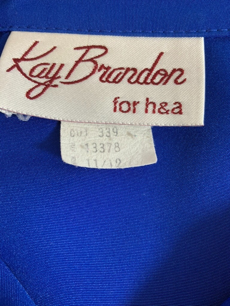 Vintage Women’s Kay Brandon for H&A blue Dress Elastic Waist 11/12V