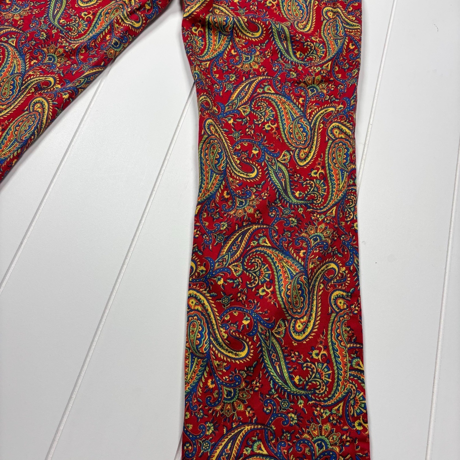 Vintage Lauren Ralph Lauren Paisley Cigarette Pants, Size 12P