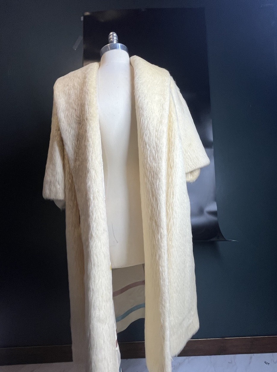 Lilli Ann Ivory Coat Paris San Francisco Vintage Women Regular Size Attic Stored