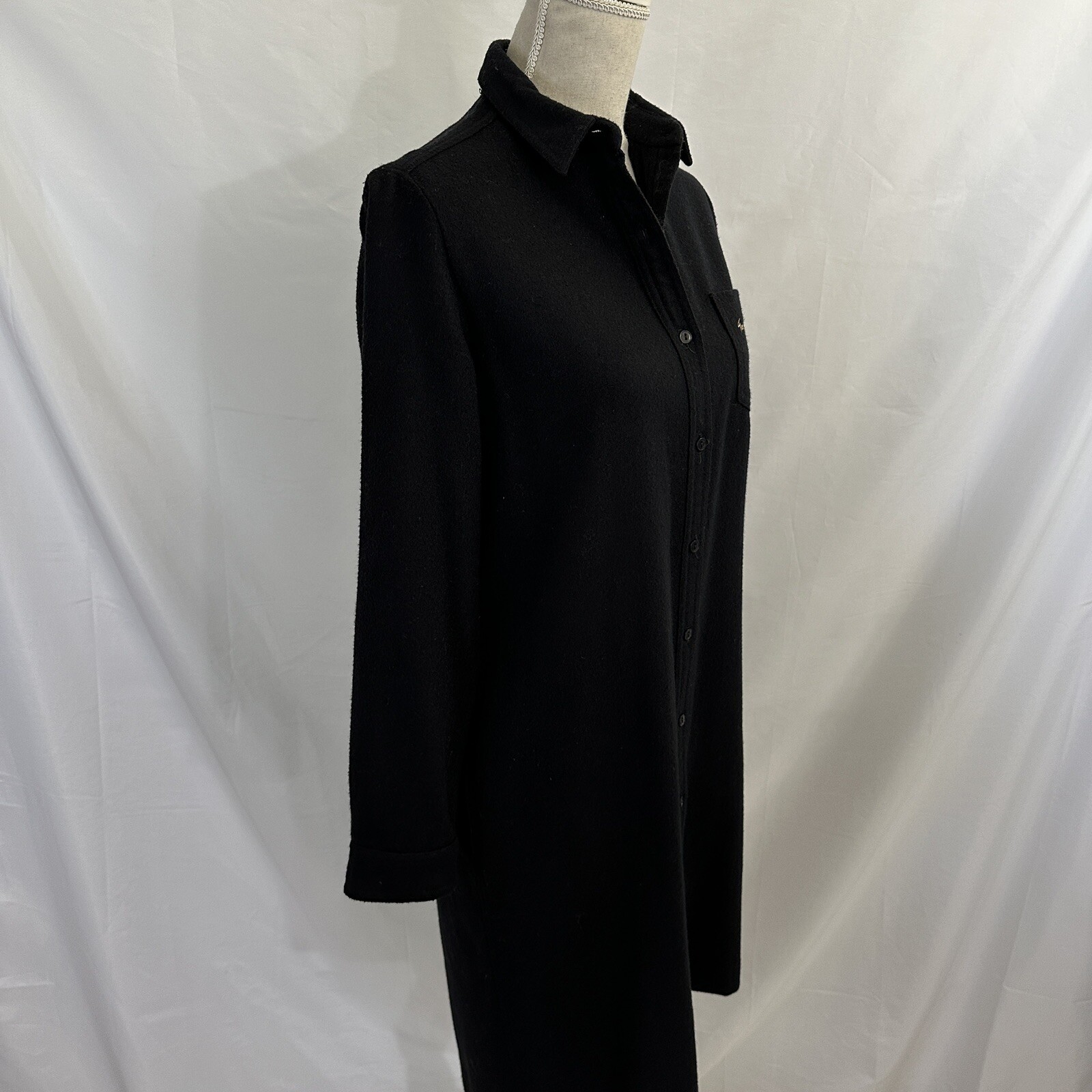 Vintage Gloria Vanderbilt Jonathan Logan Wool Duster Jacket Shirt Dress