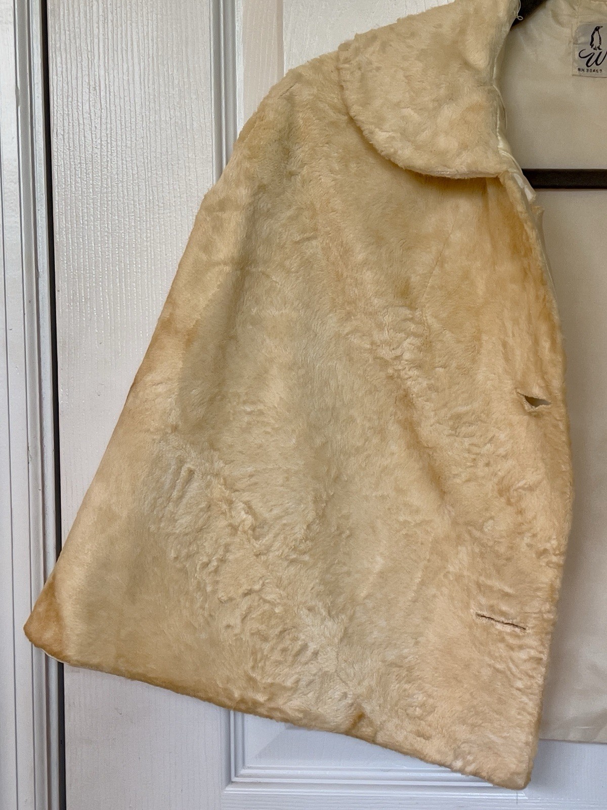 Vtg Mid-Century Fashion by „A Winter Product” Faux Fur Capelet Cape Sz M RARE
