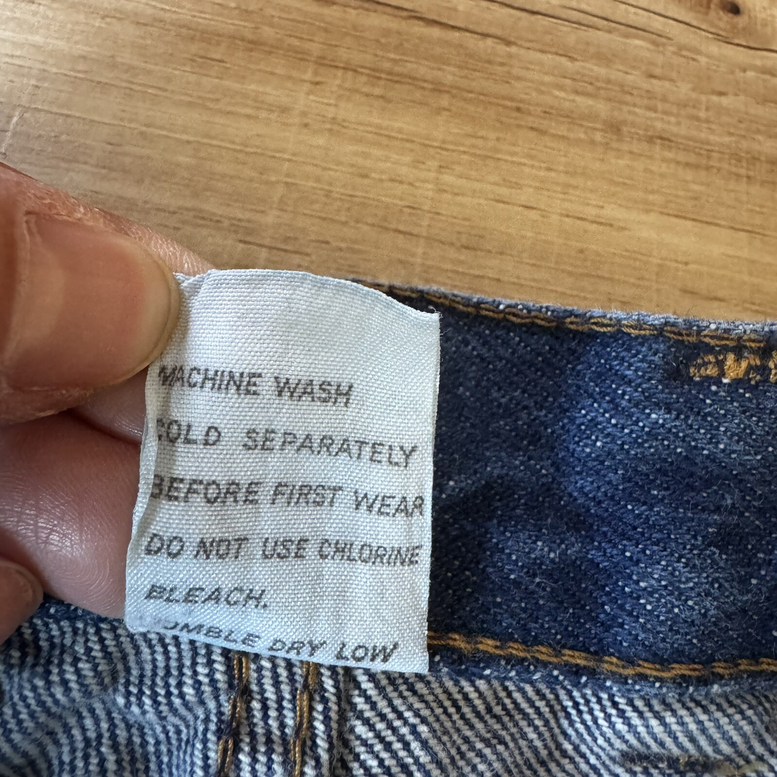 Mom Jeans Republic Denim High Rise Medium Wash Straight Leg Size 13/14 Vintage