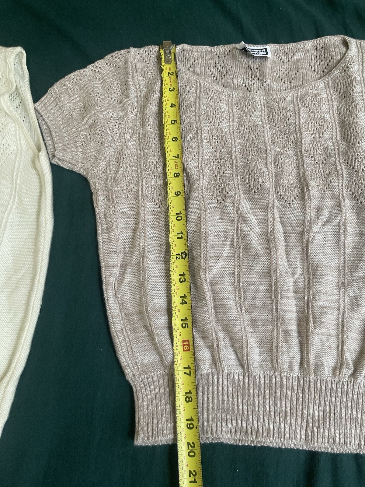 Lot Of 2 VTG Kenneth Too! Knit Tops Sweaters Sz Small Pls. See Photos & Read