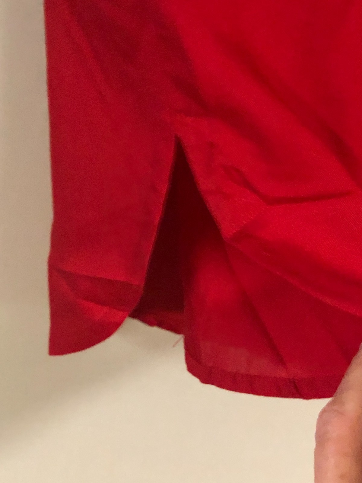 Vtg 80s Leslie Fay Blouse Size 12 „Captain of the Guard’ Button Down Top Red