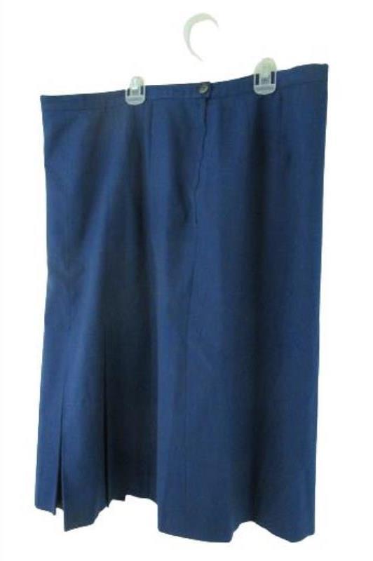 Vintage Country Sophisticates Pendleton Blue Midi Skirt Women’s Sz 34 Silk Blend