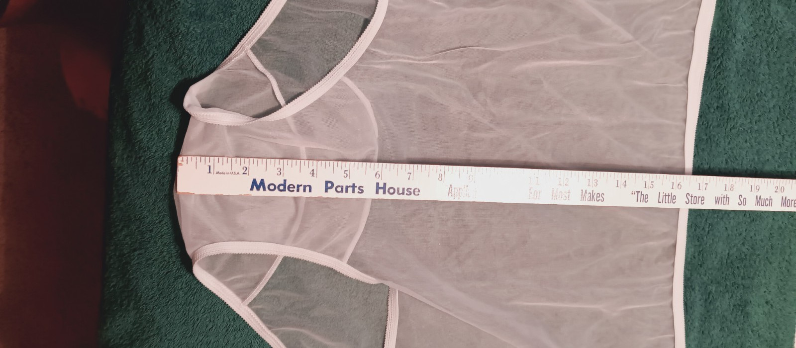 NANCY KING VINTAGE NYLON PANTY sz 14 L BLUE ANGEL SHEER #AU603