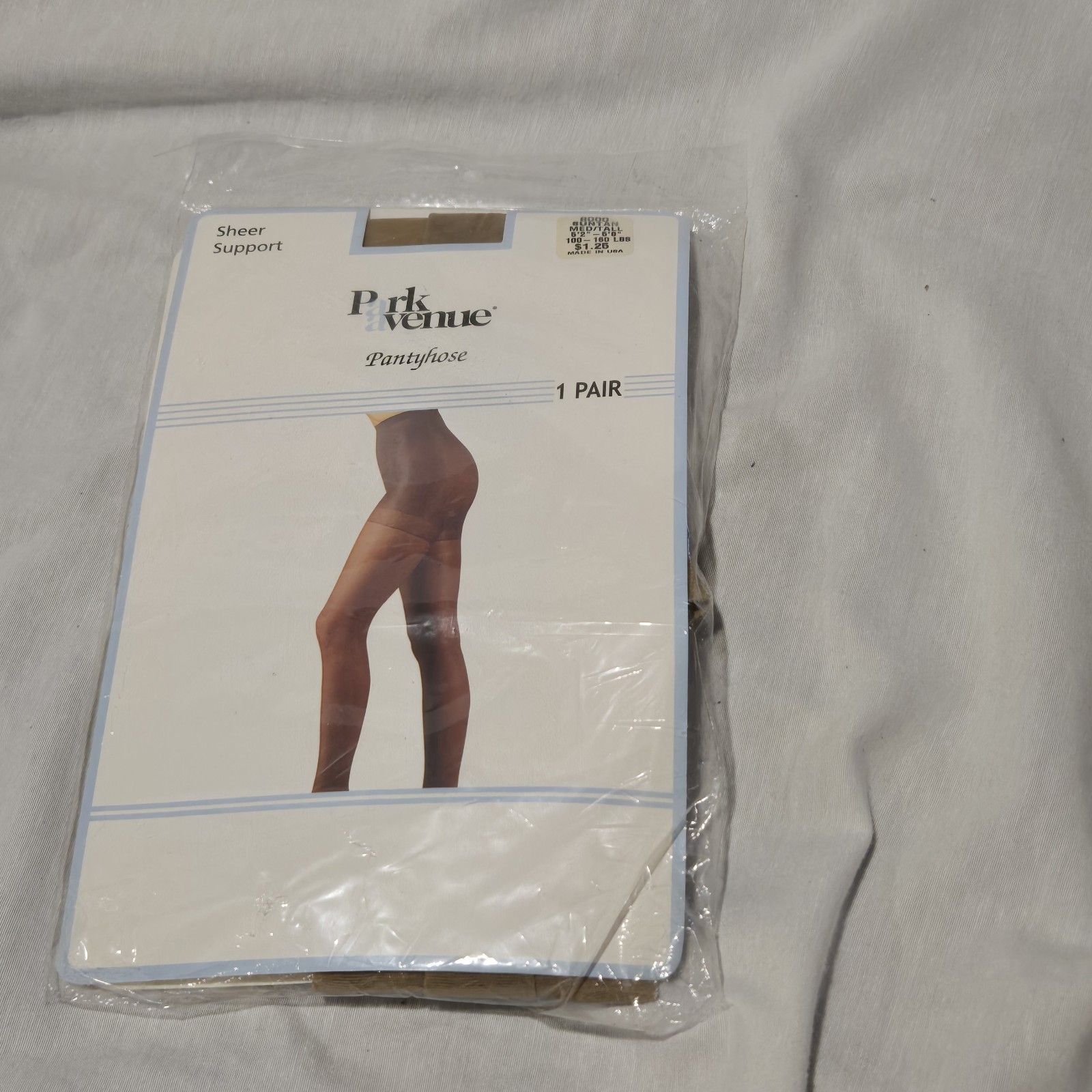 Vtg Pantyhose Lot 9 Pairs NOS Deadstock Size B Medium Tall 90s Y2K